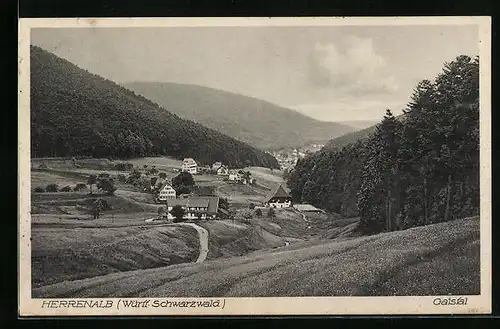 AK Herrenalb Württ., Gesamtansicht