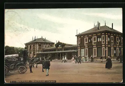 AK Trouville-Deauville, La Gare