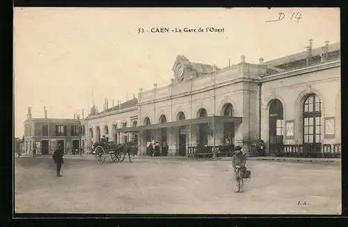 AK Caen, La Gare de l`Ouest