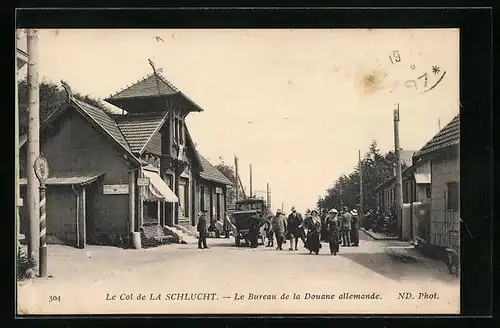 AK Schlucht, Le Col, Le Bureau de la Douane allemande