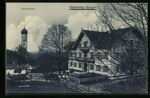 AK Königsdorf, Handlung Geiger