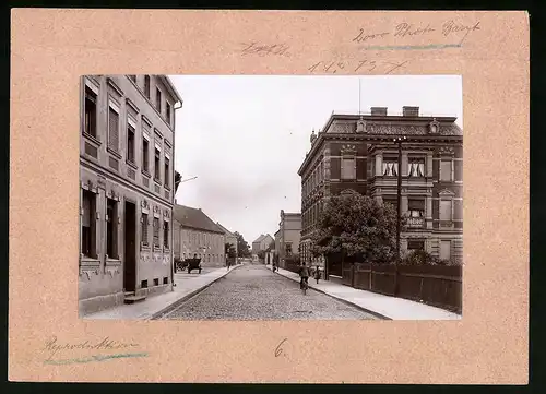 Fotografie Brück & Sohn Meissen, Ansicht Fürstenwalde / NL., Cottbuser Strasse, Gasthof Deutsches Haus, Zahnatelier