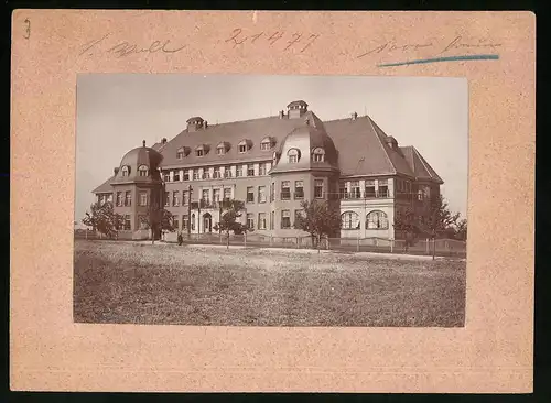 Fotografie Brück & Sohn Meissen, Ansicht Colditz i. Sa., Blick auf die Pflegeanstalt Zschadrass, Lungenheim