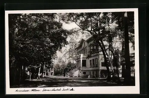 AK Arendsee /Altm., Strandhotel Seeblick