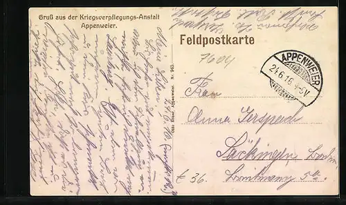 AK Appenweier /Baden, Gebäudeansicht, Ortspartien