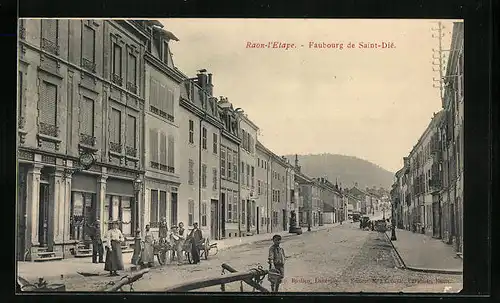 AK Raon-l`Etape, Faubourg de Saint-Dié