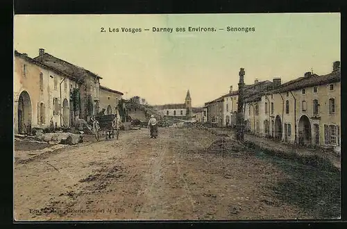 AK Senonges, Strassenpartie im Ortskern