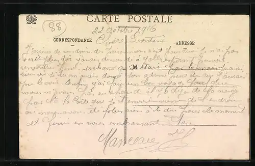 AK Neufchateau, Rue de l`Hopital - Hopital et Poste