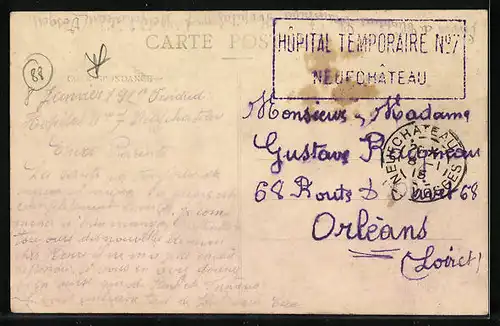 AK Neufchateau, Route d`Epinal