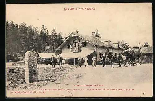 AK Col de Ste-Marie, Au Col - Entree St Dié et Ste-Marie-aux-Mines
