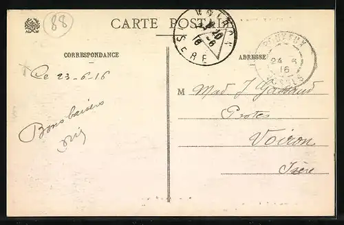 AK Pouxeux, Faubourg d`Epinal