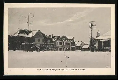 AK Tuckum, Strasse im Zentrum