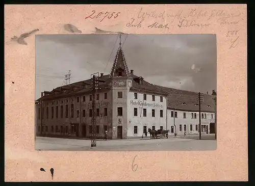 Fotografie Brück & Sohn Meissen, Ansicht Wilsdruff, Blick auf das Hotel Goldener Löwe