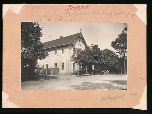 Fotografie Brück & Sohn Meissen, Ansicht Weinböhla, Blick auf das Gasthaus Mistschänke