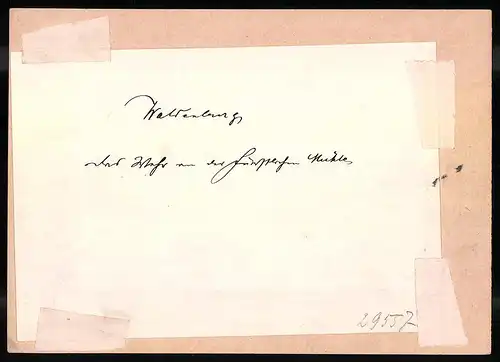 Fotografie Brück & Sohn Meissen, Ansicht Waldenburg i. Sa., Blick auf das Wehr an der fürstlichen Mühle