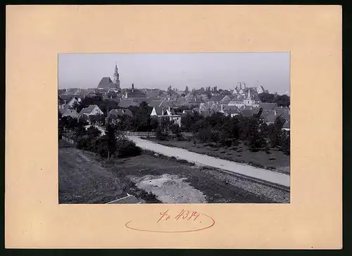 Fotografie Brück & Sohn Meissen, Ansicht Strehla a. Elbe, Blick auf den Ort