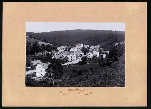 Fotografie Brück & Sohn Meissen, Ansicht Rabenau, Blick auf den Statteil Unterrabenau