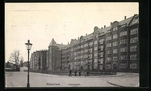 AK Kopenhagen, Vodrofsplatz mit Häuserzeile