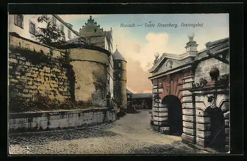 AK Kronach, Veste Rosenberg, Festungshof