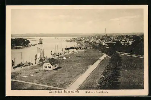AK Travemünde, Blick vom Leuchtturm