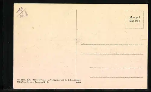 AK Wallgau a. d. Isar, Ortsansicht mit dem Wettersteingebirge