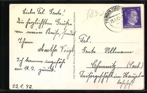 AK Waldshut a. Hochrhein, Neue Rheinpromenade