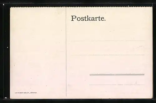 AK Oberaudorf, Ortsansicht mit Brünstein