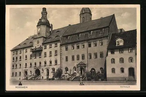 AK Rosswein, Blick zum Rathaus