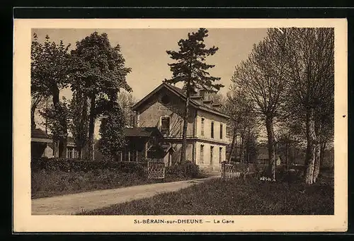 AK St. Berain sur Dheune, La Gare