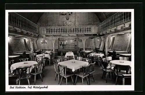 AK Bad Dürkheim, Gasthaus Dürkheimer Fass - Mittelgeschoss