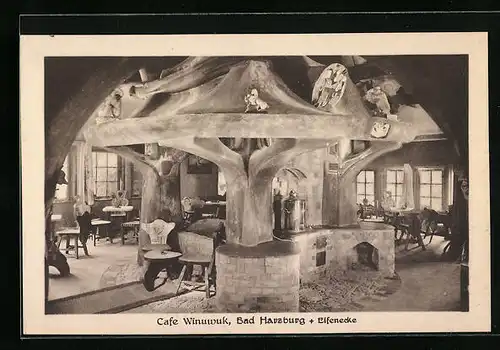 AK Bad Harzburg, Cafe Winuwuk mit Elfenecke