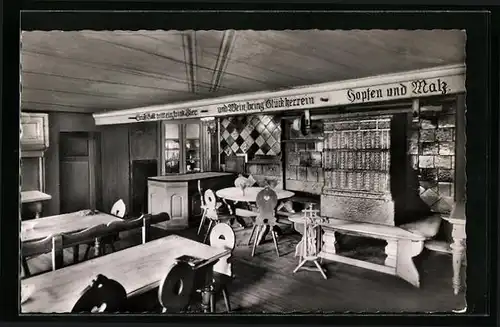 AK St. Georgen /Schwarzwald, Gasthaus Schwarzwaldstube Gross-Bauer-Linde