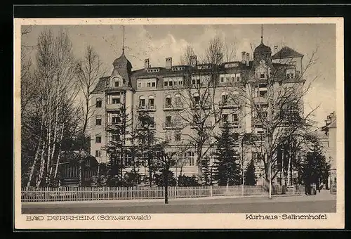 AK Bad Dürrheim, Kurhaus Salinenhotel