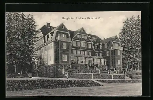AK Ilmenau, Berghotel Kurhaus Gabelbach
