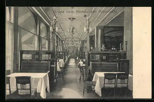 AK Hamburg-Neustadt, Hotel Kempinski, Speisesaal