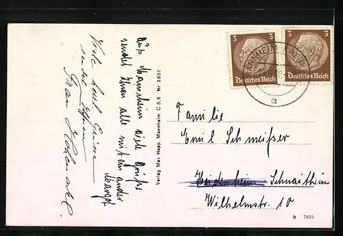 AK Mannheim, Partie am Planken