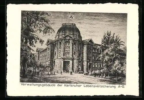 AK Karlsruhe, Verwaltungsgebäude der Karlsruher Lebensversicherung