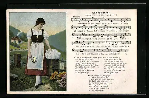 Lied-AK Hilmar Mückenberger: Das Waisenkind