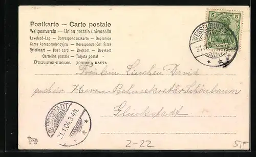 AK Deutsche Reichspost, Post-Anweisung mit Postbeamten