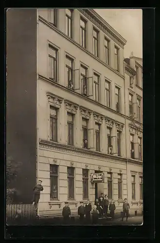 Foto-AK Harburg, Schneiderei Wilhelm Stapel, Parkstrasse 8, jetzt Asbeckstrasse