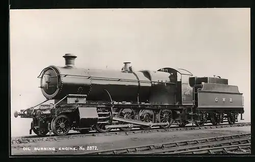 AK Englische Eisenbahn Nr. 2872, Oil burning Engine