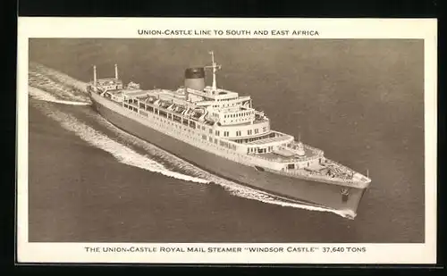 AK The Union-Castle Royal Mail Steamer Windsor Castle