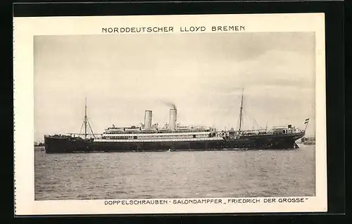 AK Passagierschiff Friedrich der Grosse des Nordd. Lloyds Bremen