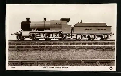 AK Englische Eisenbahn Nr. 7320, G.W.R., Mixed Traffic Engine