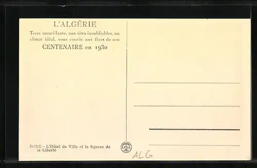 AK Bone, L`Hôtel de Ville et le Square de la Liberté