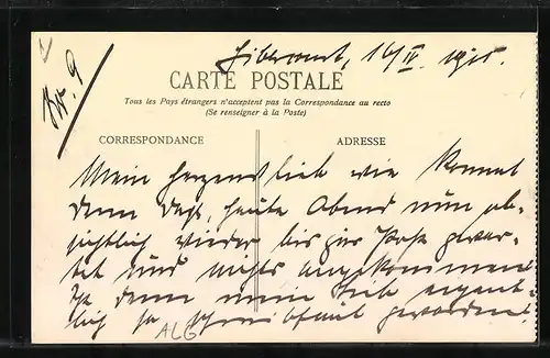 AK Alger, Le Boulevard Carnot et le Square Bresson