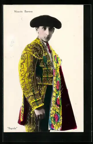 AK Torero Vicente Barrera, Stierkampf