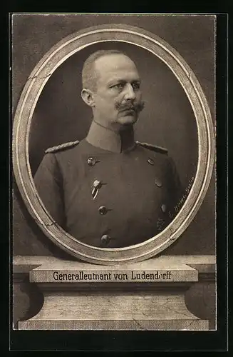 AK Portrait von Generalleutnant von Ludendorff