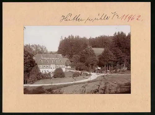 Fotografie Brück & Sohn Meissen, Ansicht Hüttenmühle bei Wolkenstein, Restaurant Hüttenmühle