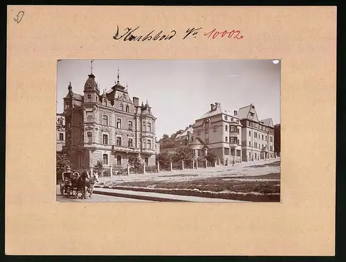 Fotografie Brück & Sohn Meissen, Ansicht Karlsbad, Kurhaus zum Goldenen Kreuz